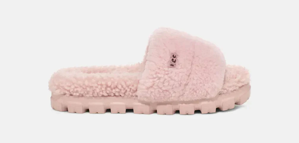 Chausson Bouclé Cozetta Rose