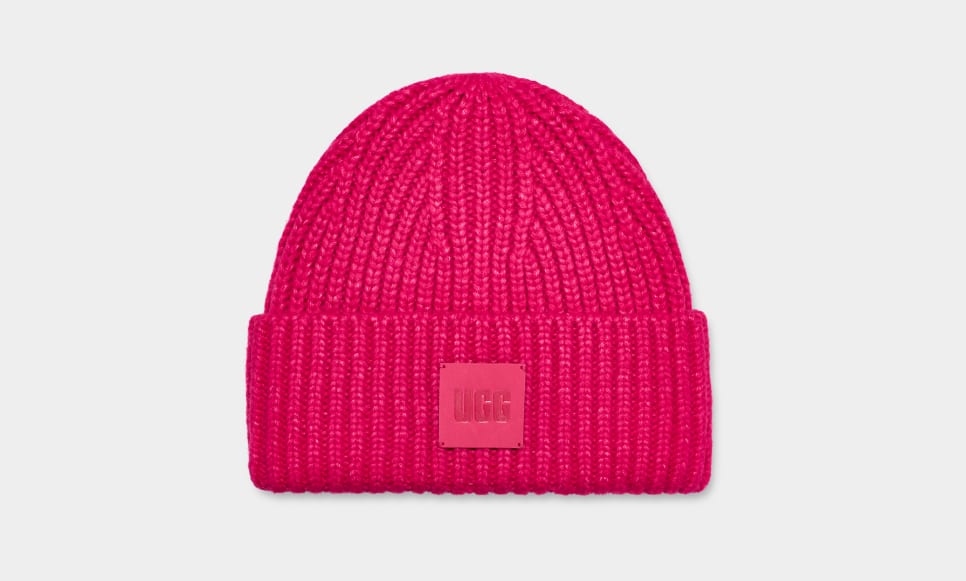 CHUNKY RIB CHAPEAU CERISE