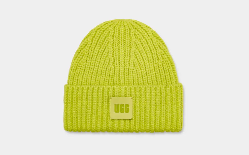 CHUNKY RIB TENNIS HAT GREEN